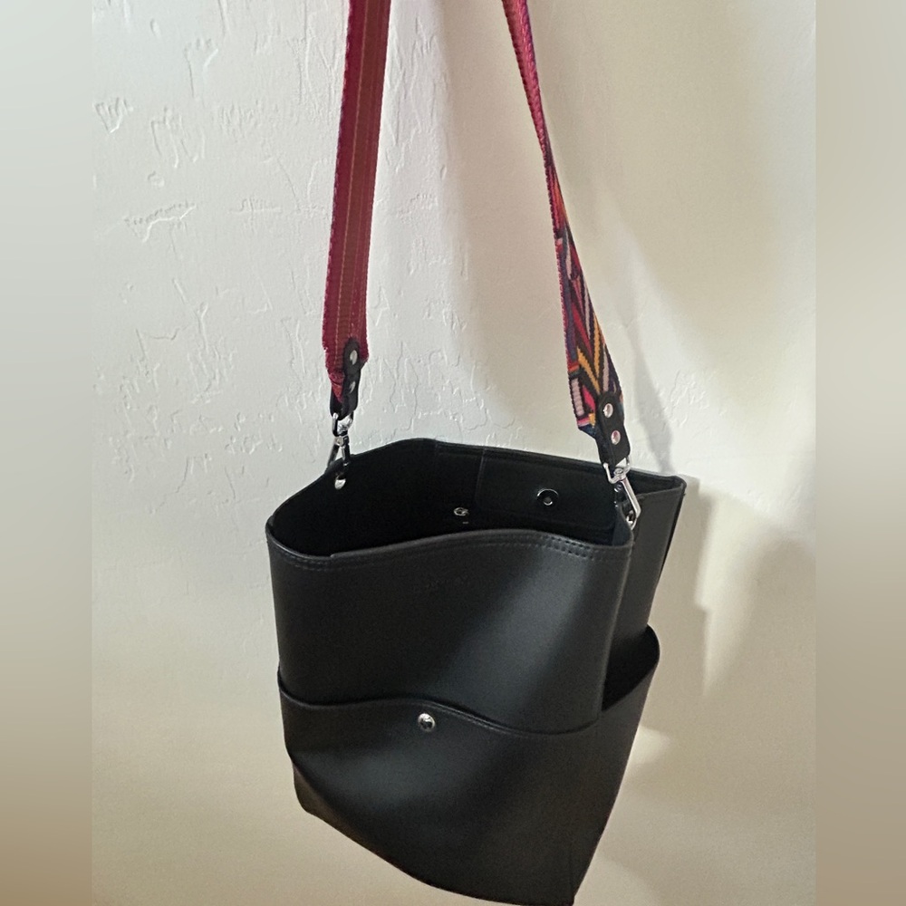 BROMEN Handbags for Women Bucket Bags Vegan Leather